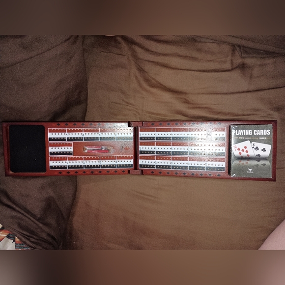 Vintage NIB  Cribbage board set - Picture 1 of 4